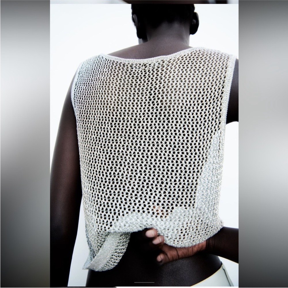 Stylish Mesh Tank Top - Picture 5 of 10
